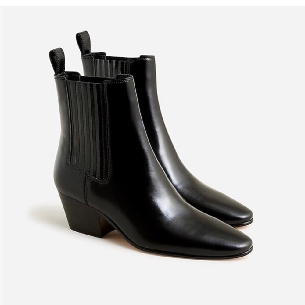 New Jcrew Piper Leather Boots Chelsea